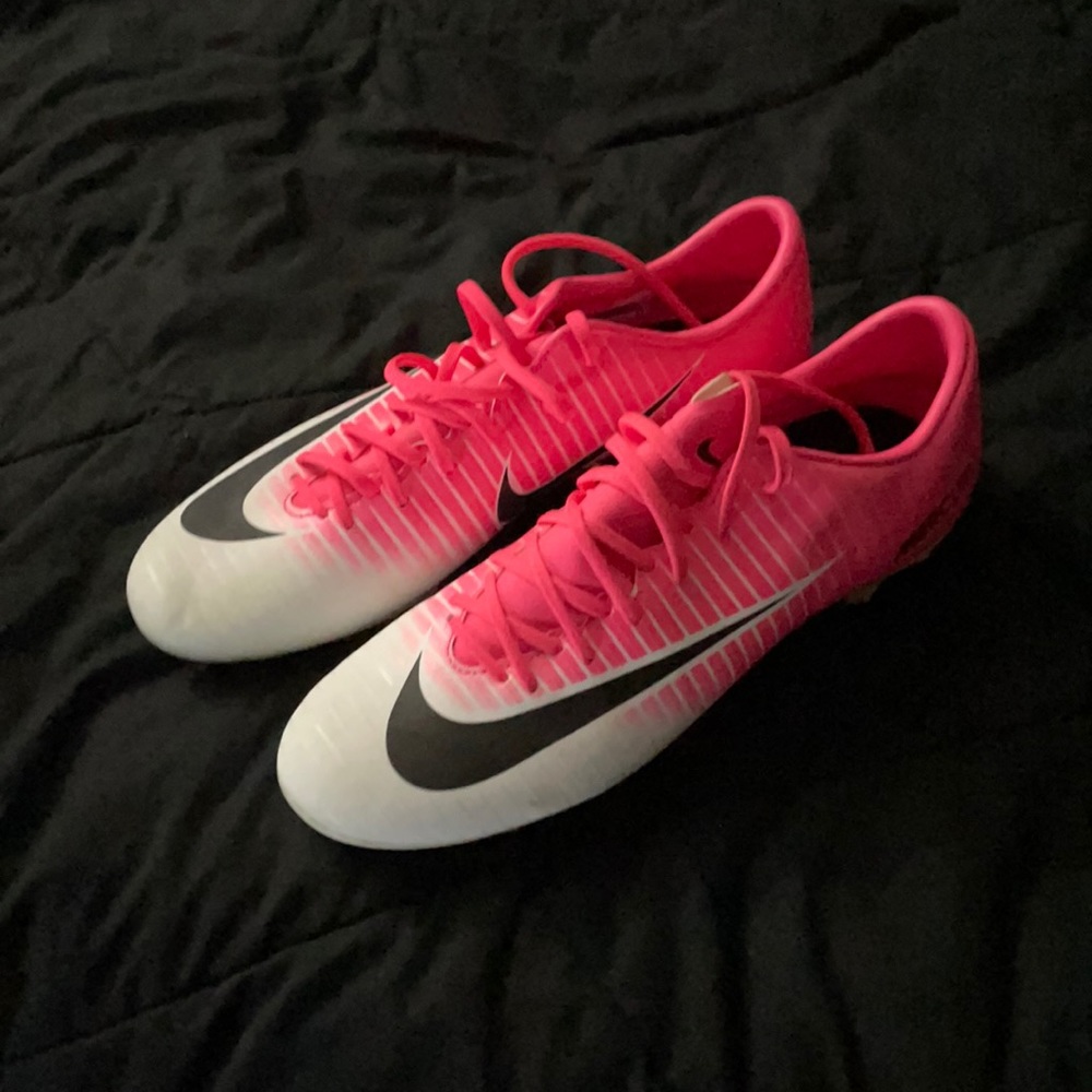 Men’s Nike Mercurial soccer cleats.